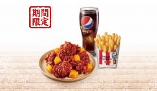 熱門餐點 - 韓辛甜薯無骨大口脆雞個人餐